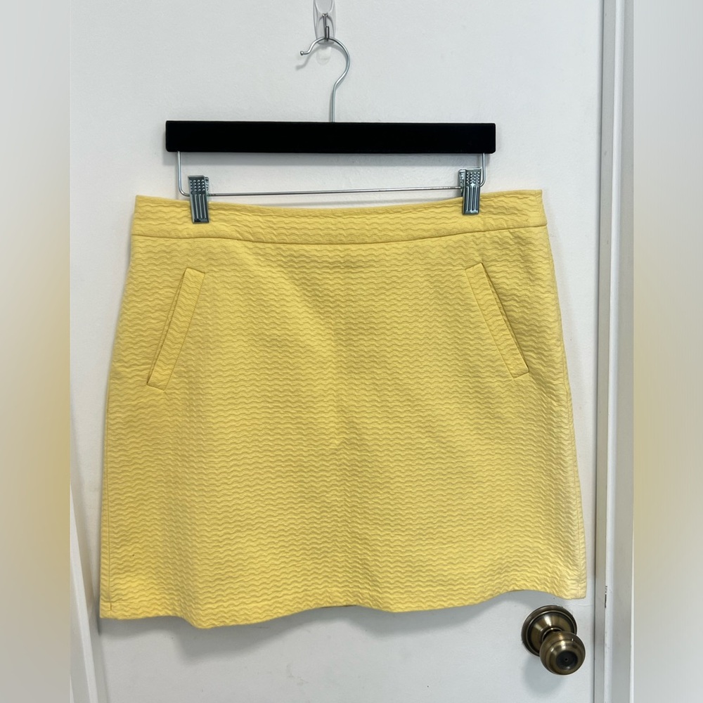 The Limited Women Yellow Mini Skirt